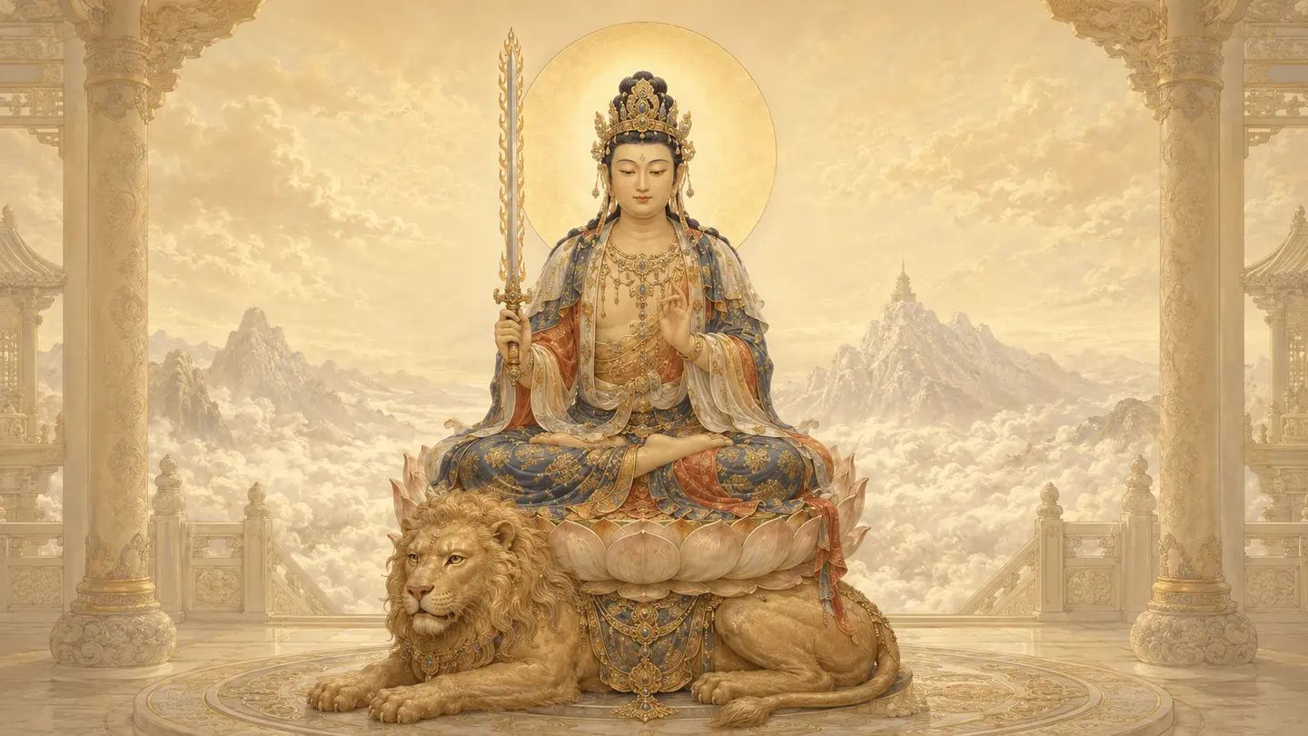 文殊師利菩薩神聖法相