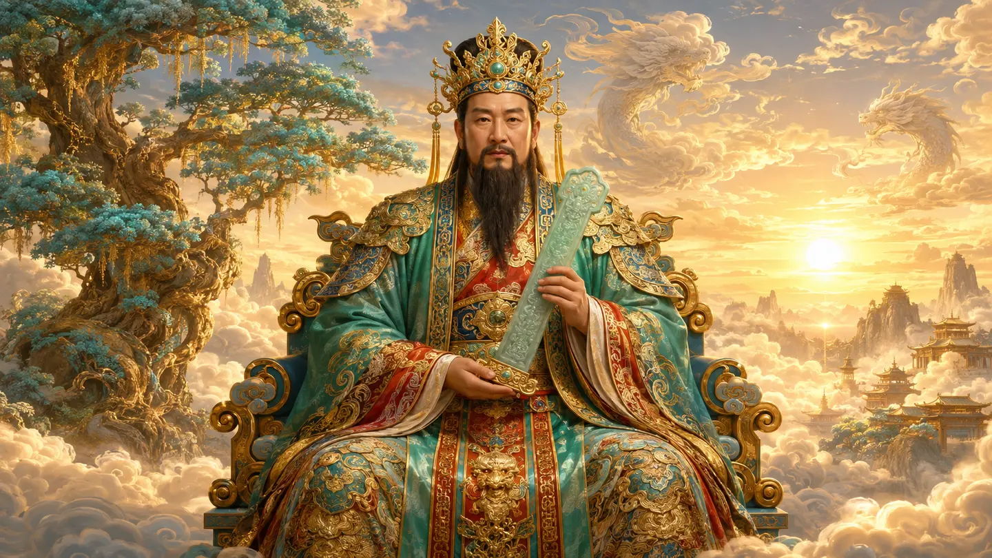 東華帝君青陽帝君法相
