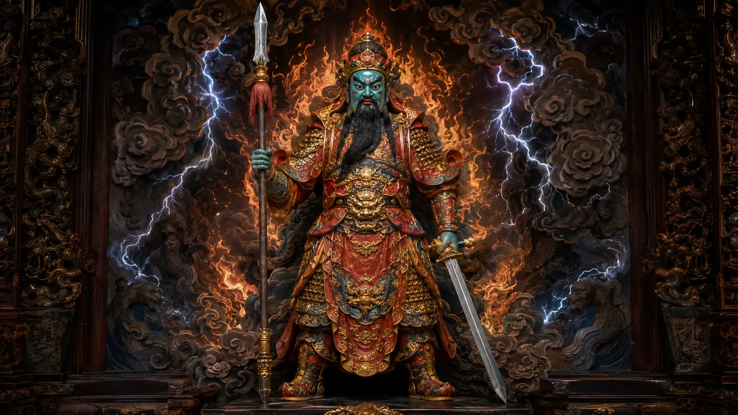 翊靈昭武溫元帥神聖法相